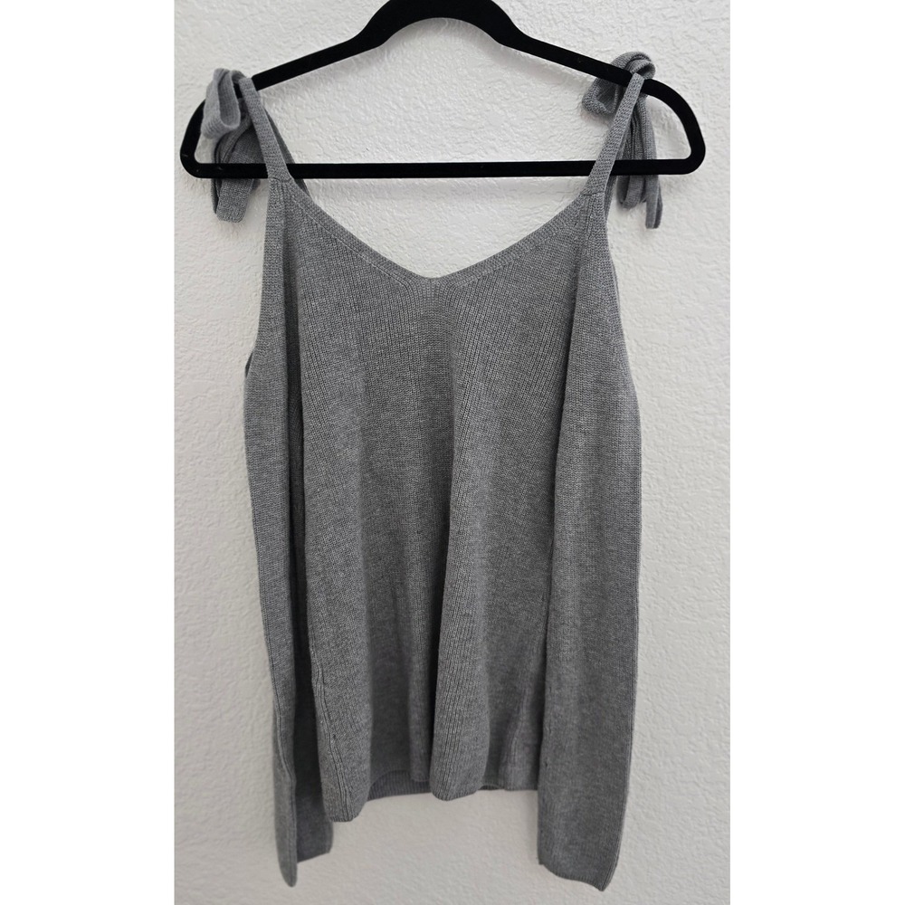 White House Black‎ Grey Bow Knit Sweater - Picture 2 of 8